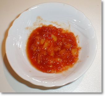 Foto: Kleines Schälchen mit Tomaten-Chutney
